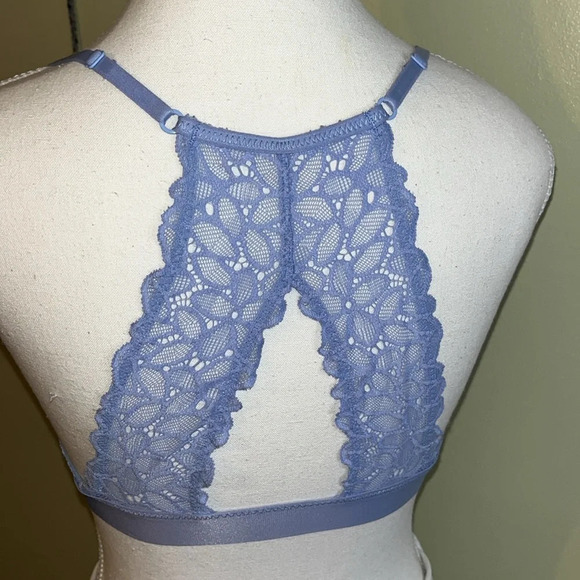 Aerie lace lavender keyhole back racerback bralette - Picture 7 of 11